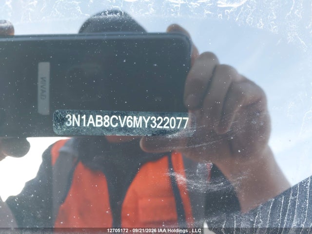 Продаж на аукціоні авто 2021 Nissan Sentra, vin: 3N1AB8CV6MY322077, номер лоту: 12705172