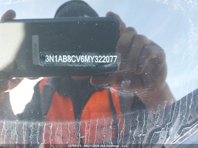 Продаж на аукціоні авто 2021 Nissan Sentra, vin: 3N1AB8CV6MY322077, номер лоту: 12705172