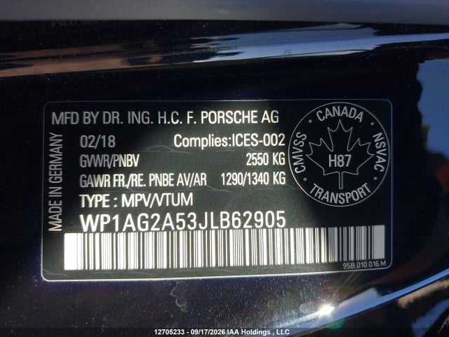 Porsche Macan Gts 2018 WP1AG2A53JLB62905 Image 17