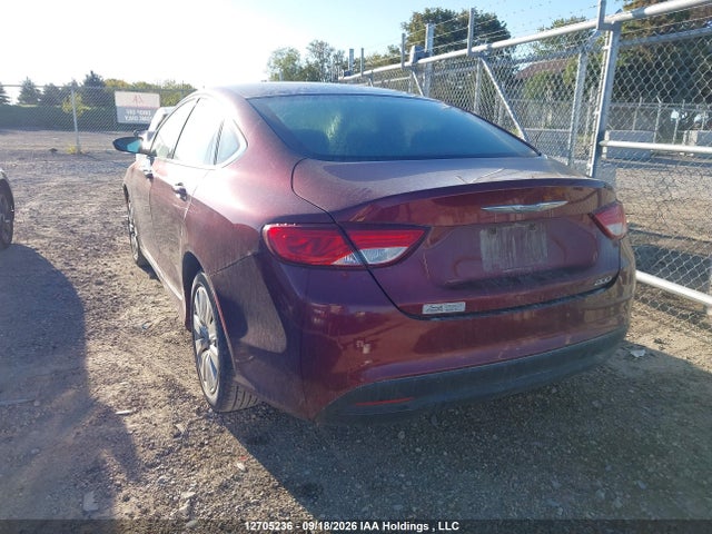 12705236 :رقم المزاد ، 1C3CCCFB6GN197885 vin ، 2016 Chrysler 200 Lx مزاد بيع