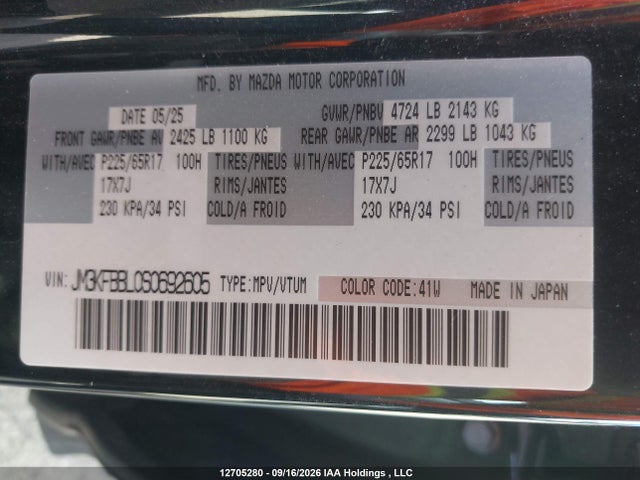 Mazda Cx-5 Select 2025 JM3KFBBL0S0692605 Image 19