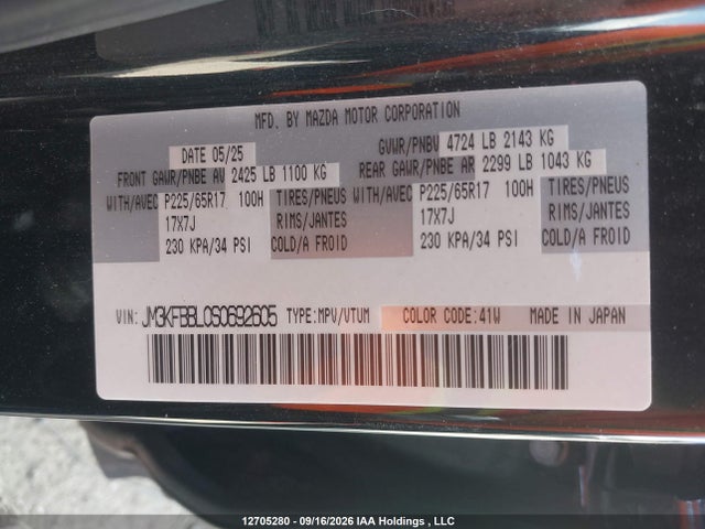 Mazda Cx-5 Select 2025 JM3KFBBL0S0692605 Image 9