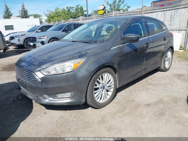 2018 Ford Focus Titanium მანქანა იყიდება აუქციონზე, vin: 1FADP3N27JL296259, აუქციონის ნომერი: 12705316
