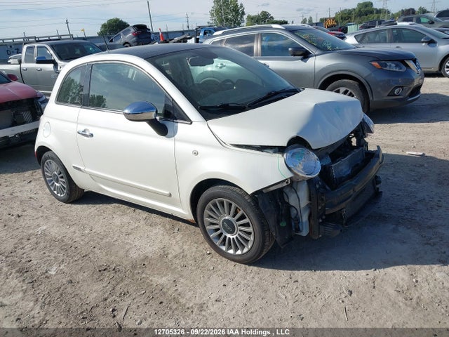 2014 Fiat 500 Lounge მანქანა იყიდება აუქციონზე, vin: 3C3CFFCR4ET190019, აუქციონის ნომერი: 12705326