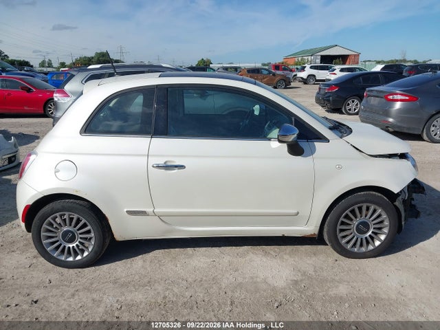 2014 Fiat 500 Lounge მანქანა იყიდება აუქციონზე, vin: 3C3CFFCR4ET190019, აუქციონის ნომერი: 12705326