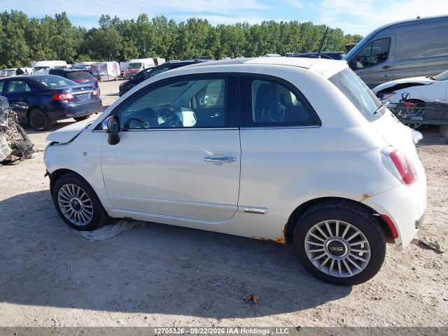 2014 Fiat 500 Lounge მანქანა იყიდება აუქციონზე, vin: 3C3CFFCR4ET190019, აუქციონის ნომერი: 12705326