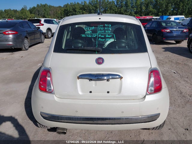 2014 Fiat 500 Lounge მანქანა იყიდება აუქციონზე, vin: 3C3CFFCR4ET190019, აუქციონის ნომერი: 12705326