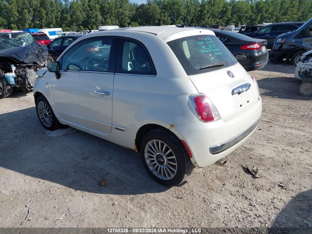 2014 Fiat 500 Lounge მანქანა იყიდება აუქციონზე, vin: 3C3CFFCR4ET190019, აუქციონის ნომერი: 12705326