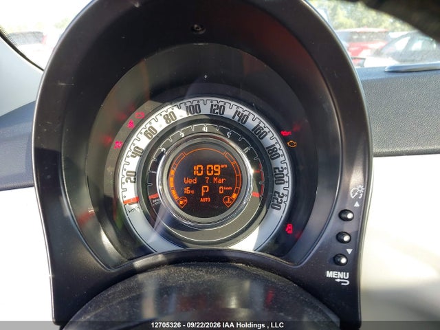 2014 Fiat 500 Lounge მანქანა იყიდება აუქციონზე, vin: 3C3CFFCR4ET190019, აუქციონის ნომერი: 12705326