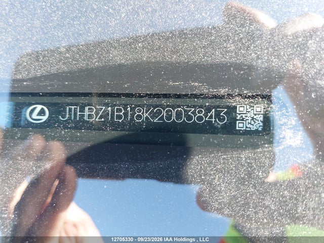 Auction sale of the 2019 Lexus Es350, vin: JTHBZ1B18K2003843, lot number: 12705330