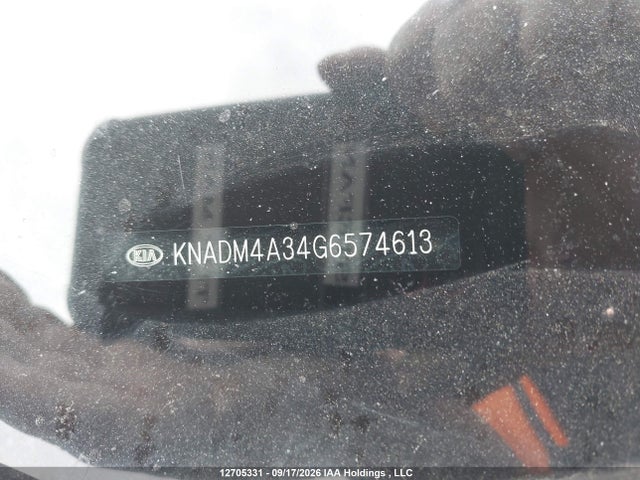 Auction sale of the 2016 Kia Rio, vin: KNADM4A34G6574613, lot number: 12705331
