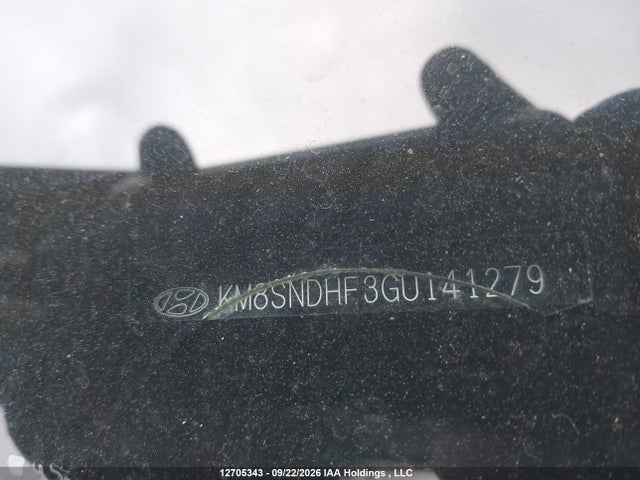12705343 :رقم المزاد ، KM8SNDHF3GU141279 vin ، 2016 Hyundai Santa Fe Xl مزاد بيع