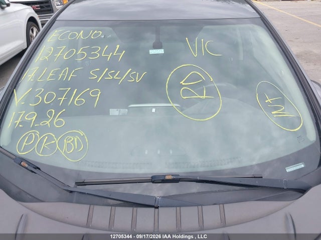 Продажа на аукционе авто 2017 Nissan Leaf S/sl/sv, vin: 1N4BZ0CP7HC307169, номер лота: 12705344