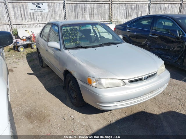 2000 Toyota Corolla Ce/le მანქანა იყიდება აუქციონზე, vin: 2T1BR12E3YC789551, აუქციონის ნომერი: 12705378