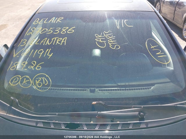 Aukcja sprzedaży 2013 Hyundai Elantra, vin: 5NPDH4AE9DH211914, numer aukcji: 12705386