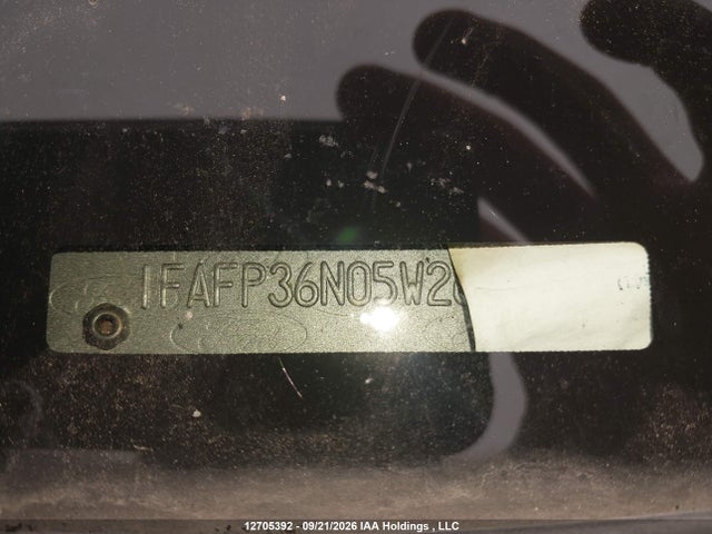 Aukcja sprzedaży 2005 Ford Focus Zxw, vin: 1FAFP36N05W263075, numer aukcji: 12705392