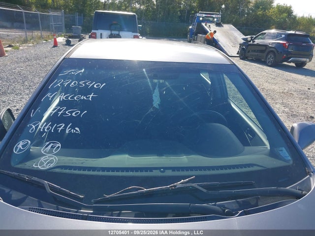 Aukcja sprzedaży 2014 Hyundai Accent Gls/gs, vin: KMHCT5AE6EU177501, numer aukcji: 12705401
