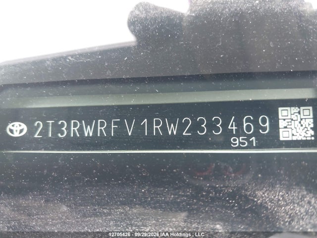 2T3RWRFV1RW233469 Toyota Rav4 Hybrid Xle
