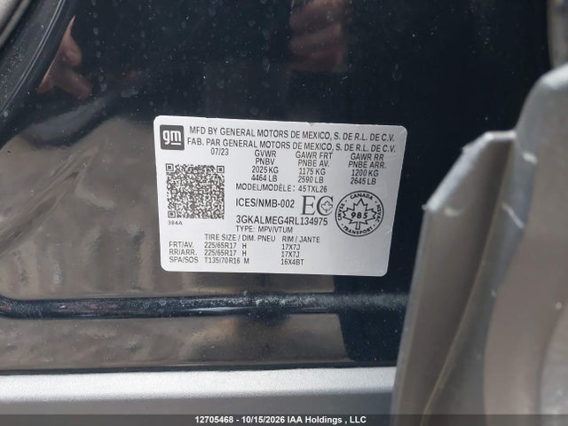 GMC Terrain Sle 2024 3GKALMEG4RL134975 Image 9