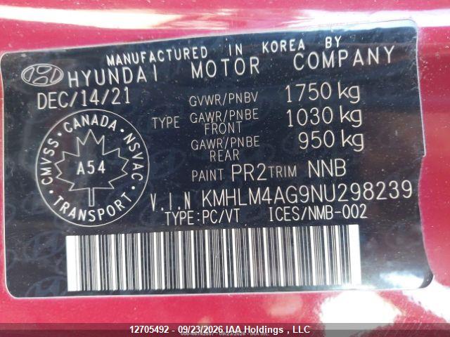 2022 Hyundai Elantra Essential Manual მანქანა იყიდება აუქციონზე, vin: KMHLM4AG9NU298239, აუქციონის ნომერი: 12705492