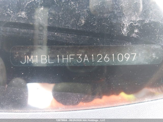 Aukcja sprzedaży 2010 Mazda Mazda3 Gx, vin: JM1BL1HF3A1261097, numer aukcji: 12679904