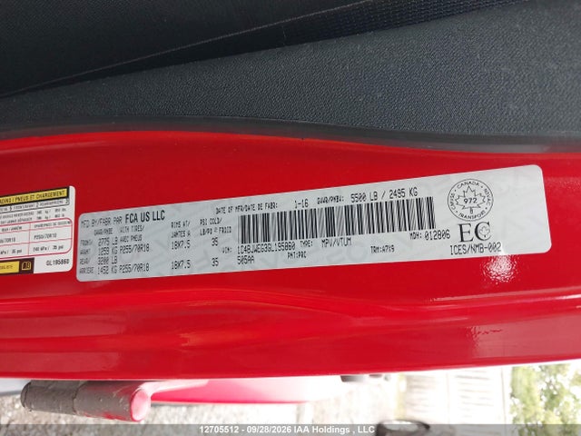 Jeep Wrangler 2016 1C4BJWEG3GL195860 Image 9