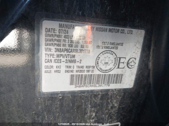 Nissan KICKS SV 2025 3N8AP6CAXSL301778 Image 19
