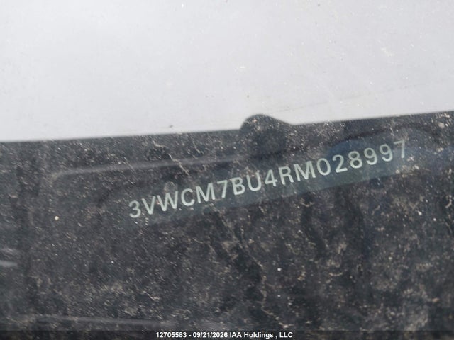 12705583 :رقم المزاد ، 3VWCM7BU4RM028997 vin ، 2024 Volkswagen Jetta مزاد بيع