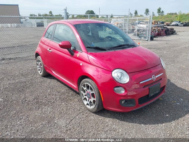 2013 Fiat 500 Sport მანქანა იყიდება აუქციონზე, vin: 3C3CFFBR2DT542546, აუქციონის ნომერი: 12705598