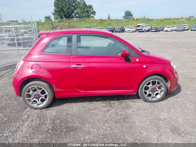 2013 Fiat 500 Sport მანქანა იყიდება აუქციონზე, vin: 3C3CFFBR2DT542546, აუქციონის ნომერი: 12705598