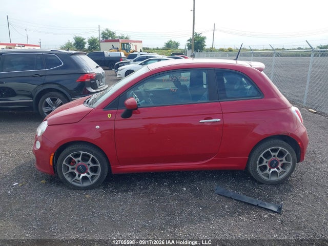 2013 Fiat 500 Sport მანქანა იყიდება აუქციონზე, vin: 3C3CFFBR2DT542546, აუქციონის ნომერი: 12705598