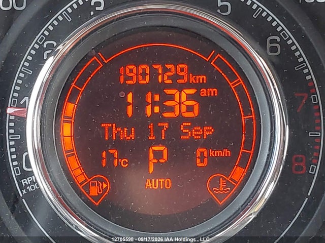 2013 Fiat 500 Sport მანქანა იყიდება აუქციონზე, vin: 3C3CFFBR2DT542546, აუქციონის ნომერი: 12705598