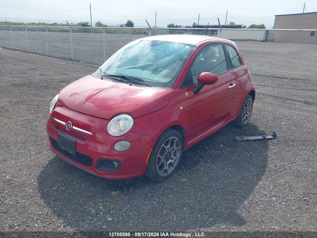 2013 Fiat 500 Sport მანქანა იყიდება აუქციონზე, vin: 3C3CFFBR2DT542546, აუქციონის ნომერი: 12705598
