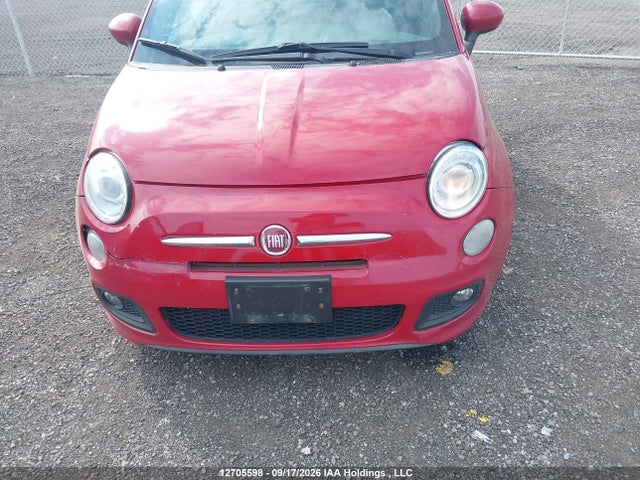 2013 Fiat 500 Sport მანქანა იყიდება აუქციონზე, vin: 3C3CFFBR2DT542546, აუქციონის ნომერი: 12705598