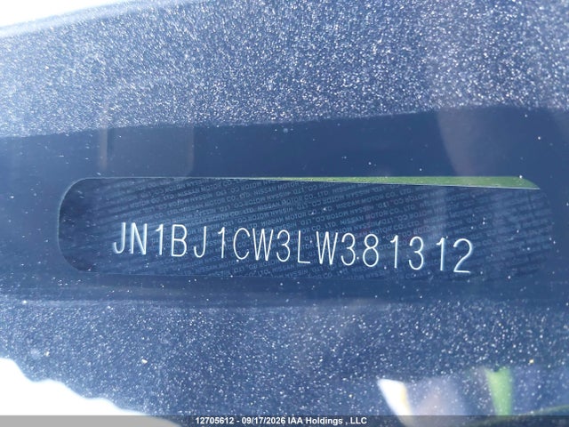 JN1BJ1CW3LW381312 Nissan Qashqai S/sl/sv