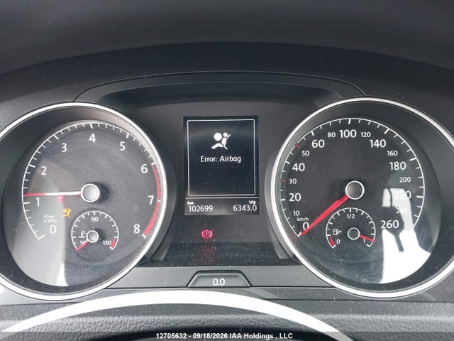 Aukcja sprzedaży 2020 Volkswagen Golf, vin: 3VWG57AU7LM014373, numer aukcji: 12705632