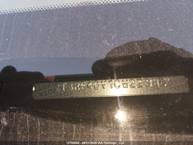 Aukcja sprzedaży 2012 Toyota Rav4 Sport, vin: 2T3RF4DV1CW223862, numer aukcji: 12705668