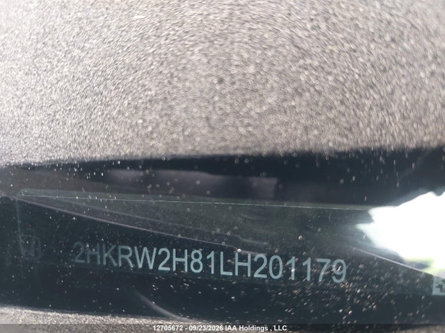 2020 Honda Cr-v Ex-l მანქანა იყიდება აუქციონზე, vin: 2HKRW2H81LH201179, აუქციონის ნომერი: 12705672