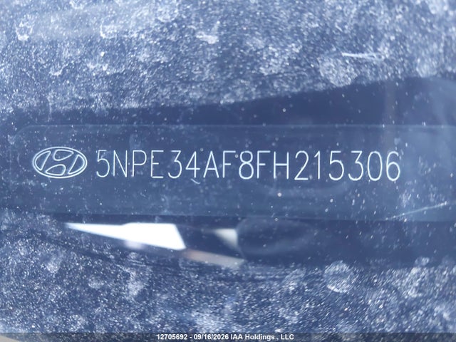 12705692 :رقم المزاد ، 5NPE34AF8FH215306 vin ، 2015 Hyundai Sonata Sport/limited مزاد بيع