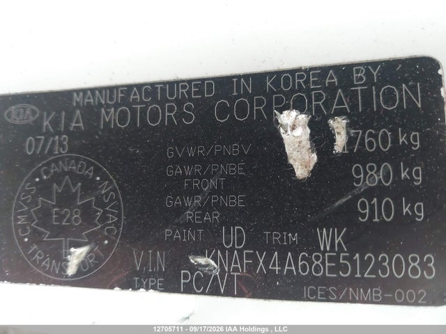 Продажа на аукционе авто 2014 Kia Forte, vin: KNAFX4A68E5123083, номер лота: 12705711