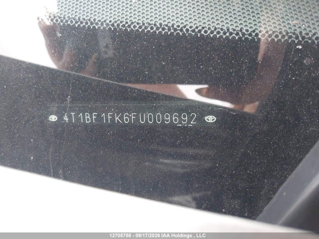 4T1BF1FK6FU009692 Toyota Camry Le/xle/se/xse