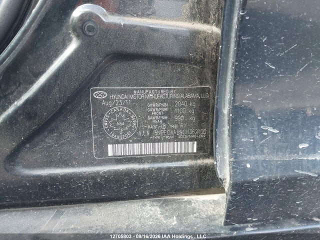 Aukcja sprzedaży 2012 Hyundai Sonata 2.0t Limited, vin: 5NPEC4AB9CH362100, numer aukcji: 12705803