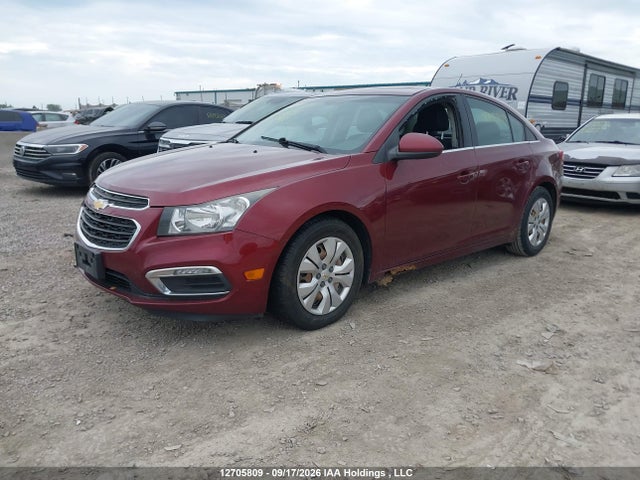 12705809 :رقم المزاد ، 1G1PC5SB5F7237917 vin ، 2015 Chevrolet Cruze 1lt مزاد بيع