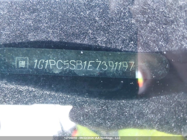 12705810 :رقم المزاد ، 1G1PC5SB1E7391197 vin ، 2014 Chevrolet Cruze 1lt مزاد بيع