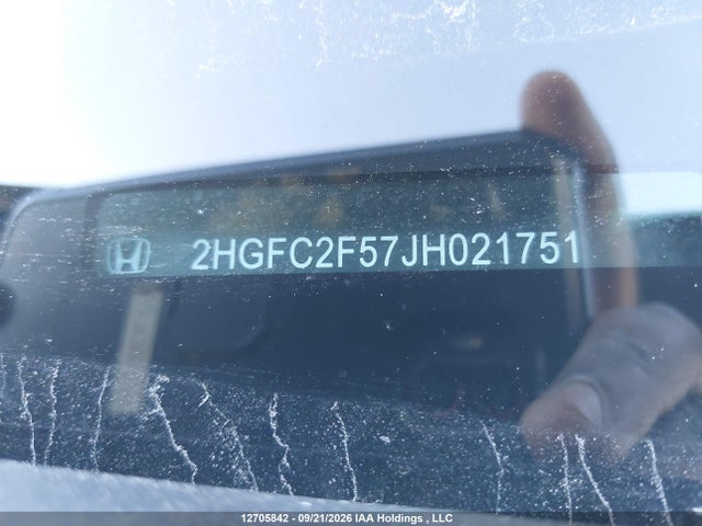 Продаж на аукціоні авто 2018 Honda Civic Lx, vin: 2HGFC2F57JH021751, номер лоту: 12705842
