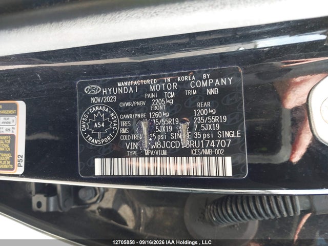 Продаж на аукціоні авто 2024 Hyundai Tucson N-line Awd, vin: KM8JCCD18RU174707, номер лоту: 12705858