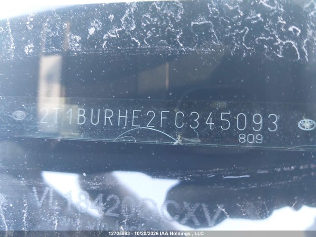 Toyota COROLLA LE 2015 2T1BURHE2FC345093 Image 20