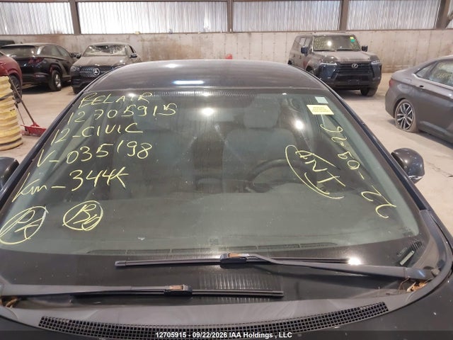 2012 Honda Civic Lx მანქანა იყიდება აუქციონზე, vin: 2HGFB2F46CH035198, აუქციონის ნომერი: 12705915