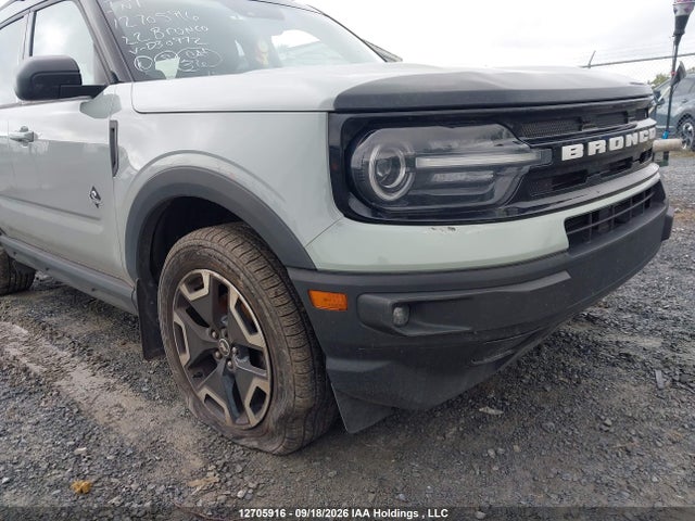Aukcja sprzedaży 2022 Ford Bronco Sport Outer Banks, vin: 3FMCR9C67NRD30972, numer aukcji: 12705916