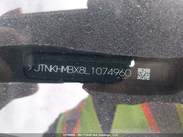 12705950 :رقم المزاد ، JTNKHMBX8L1074960 vin ، 2020 Toyota C-hr Limited مزاد بيع
